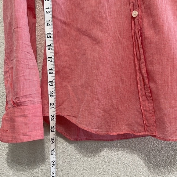 J. Crew Woman Rosy Pink Button Shirt Size XS - Picture 5 of 8
